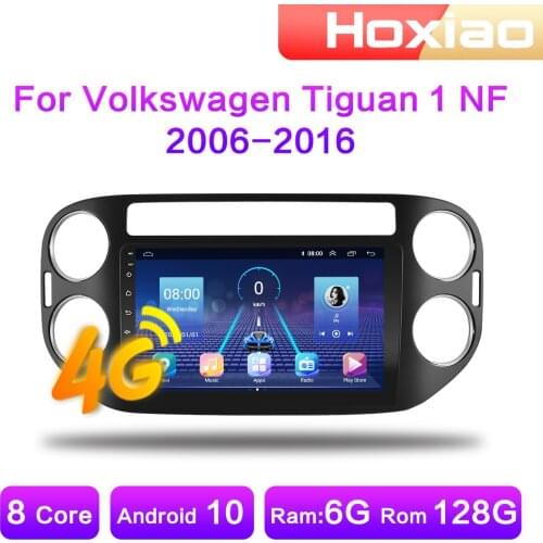 4G 8 Cores Car Radio Multimedia Player For VW Volkswagen Tiguan 2006 2007 2008-2016 Android 10.0 Video Navigation GPS 2Din audio