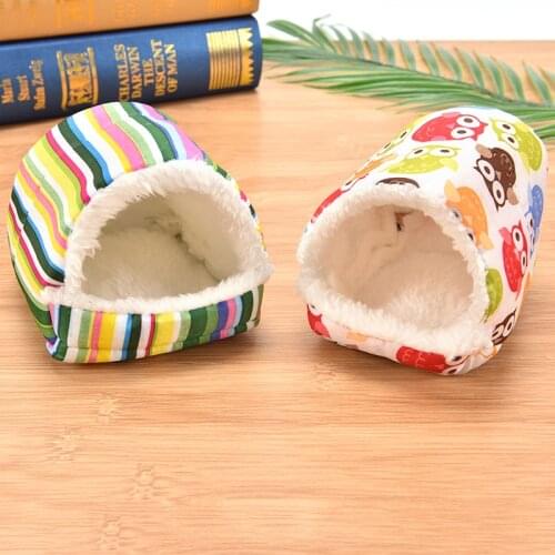 Hamster hedgehog soft pad bed pet rat guinea pig house nest small animal cage
