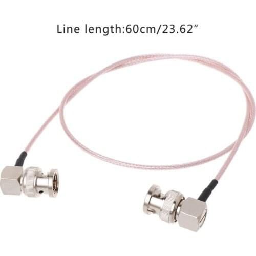 2019 New HD SDI Video Connector Cable RG179 BNC Male To BNC Right Angle Plug For BMCC Blackmagic Camera Electrical Equipment
