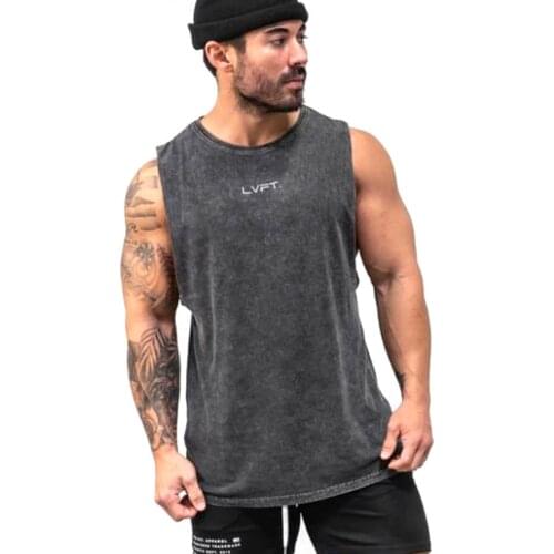2020 Summer Brand Clothing Bodybuilding Cotton Shirt Fitness Men Tank Top Muscle Vest Stringer Undershirt Tank Top