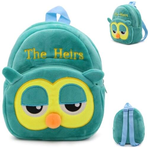 2020 Cute Kid Toddler Child School Bags Backpack Kindergarten Children Girls Boys Schoolbag 3D Cartoon Owl Animal Bag