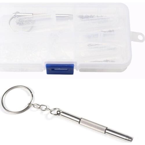 Spectacle Glasses Sunglasses Eye Glass Repair Kit Screws Nuts Pads Optical Repair Tool Set