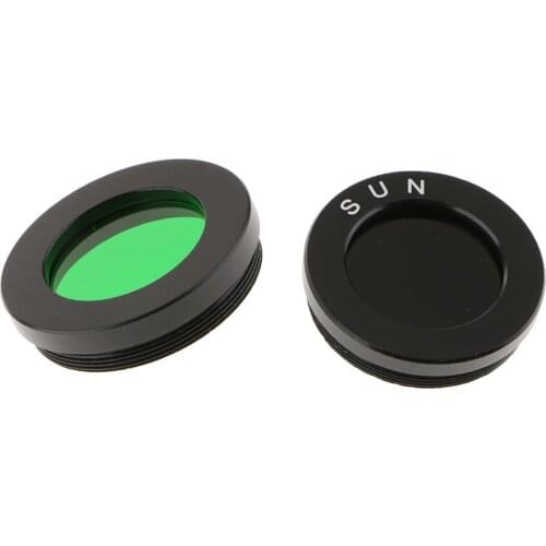 1.25'' Astronomy Telescope Color Filter Set for Celestron Orion Eyepiece Lens Accessory Black Green - Moon Planet Nebula Detail