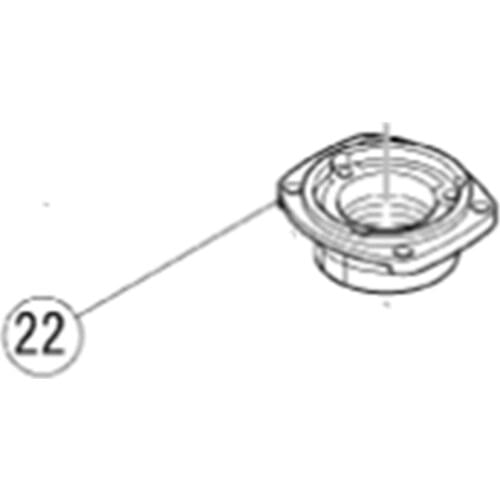 End cap for HIKOKI G10SF3 301947