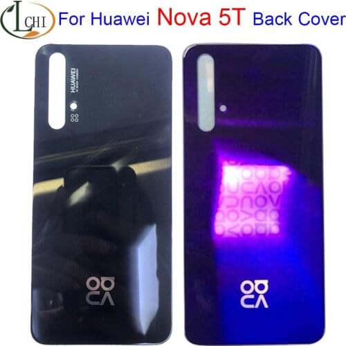 NEW Back For Huawei Nova 5t Battery Cover Honor 20 se Rear Door Housing Back Case Replaced Phone Huawei Honor 20se Battery Cover