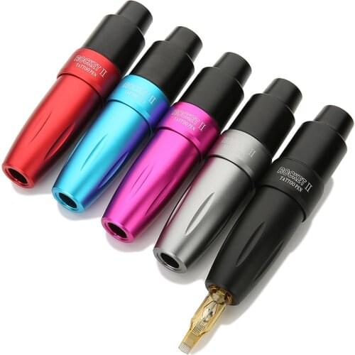 Newest Rocket II Motor Professional Tattoo Machine Aluminum Alloy Tattoo Pen Permanent Makeup Pen for Eyebrow EyelinerAccessorie