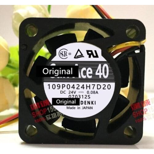 Original 100% working 109P0424H7D20 4020 0.08A 4CM 24v 40mm cooling fan blower