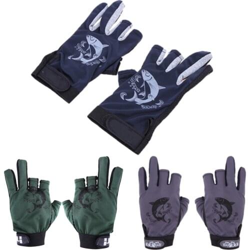 1 Pair Cycling Gloves Skidproof Fishing Gloves Men Women Breathable Anti-shock Sports Gloves Outdoor MTB Bike Bicycle Glove