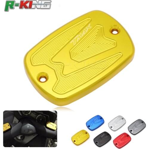 Motorcycle CNC Front Brake Master Cylinder Fluid Reservoir Cover Cap for Yamaha Tmax 530 2012-2015 Tmax 500 2008-2011 Tmax530 DX