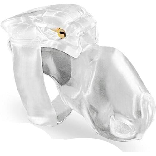 V4 Resin Male Chastity Chasity Cage-3 Colors 4 Sizes Nub Nano Pink Clear Black Cock Cage Chastity Cock Rings Chastity Cage