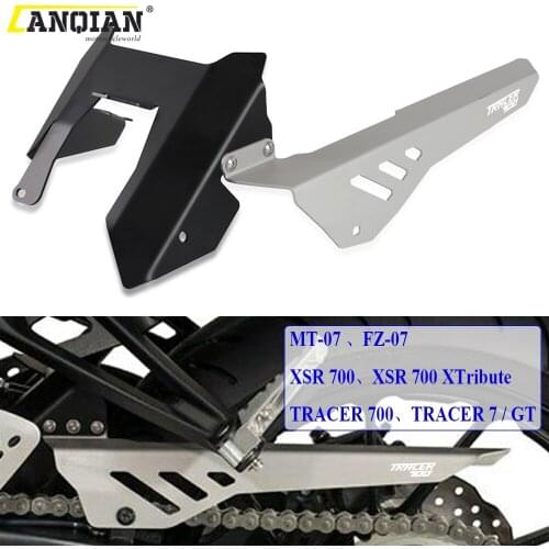Motorcycle CNC Chain Guard Decorative Protector Cover For YAMAHA TRACER 700 TRACER700 2016 2017 2018 2019 2020 2021 Accessories