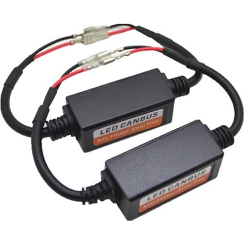 1Pair/lot 9004/9007 H1 H13 H4 H7 H8 Car Headlight Decoder Adapter DRL LED Error Canceler