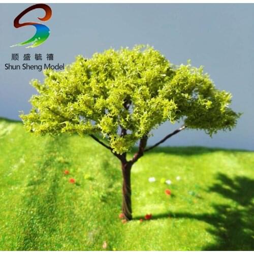 10pcs Scale Train Layout Set Model Scale Trees for Z Scale high 7cm