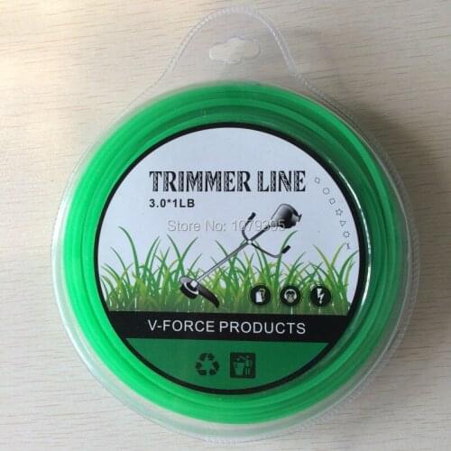 1LB 0.440kg 3.0mm dia. brush cutter lawn mower accessories rice cut machine plastic rope nylon grass rope line