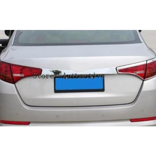 Accessories FIT FOR KIA OPTIMA 2011~2015 REAR TRUNK HATCH LID CHROME BEZEL TRIM TAIL GATE MOULDING