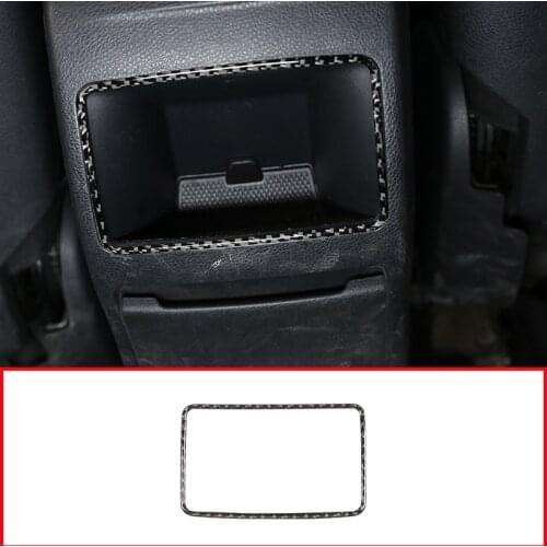 Real Carbon Fiber Car Rear Air Outlet Frame Stickers For Mercedes Benz GLA CLA A Class W176 W177 C117 2015-2019 Accessories