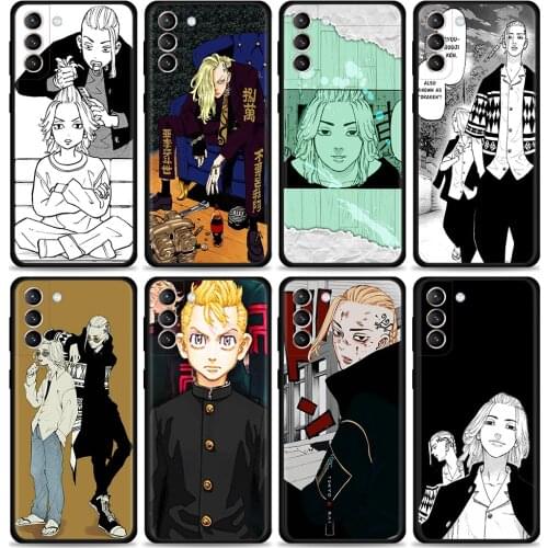 Cell Phone Case For Samsung S20 FE Galaxy S21 Ultra S10 S9 Plus Lite S10e TPU Cover Soft Capa Black Caso Tokyo Revengers Draken