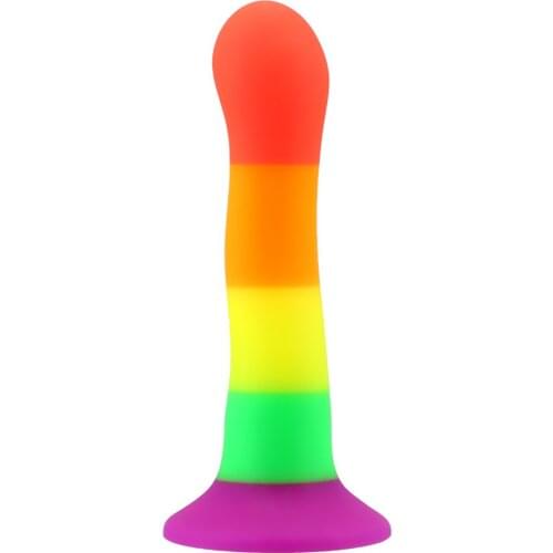 Colorful Dildo Fake Penis Silicone with Suction Cup Anal Dildo Anal Clitor Stimulator Adult Products Sex Toys For Women