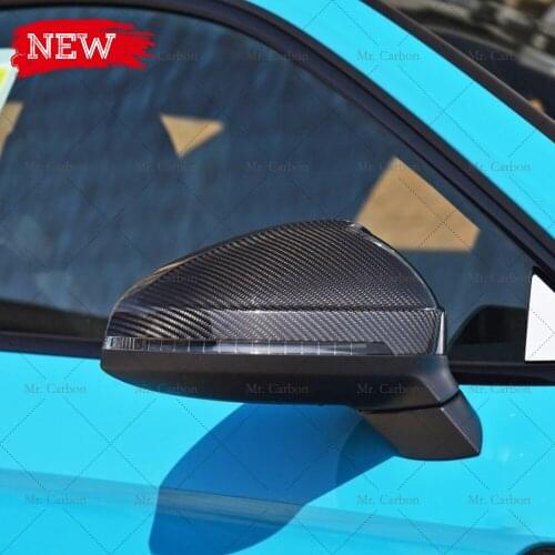 FOR AUDI A4 A4L A5 S4 S5 B9 CARBON FIBER MIRROR COVER (REPLACEMENT) TRIM TUNING PART FOR AUDI REARVIEW MIRROR COVER RACING