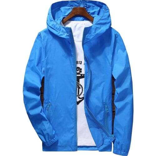 Add plus size s-7XL Lovers Large Jackets fashion Sun UV Protection men Hooded Jacket Thin Breathable Beach Cardigan women coats