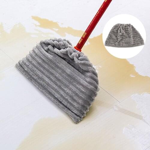 HOOMIN Flannel Mop Cloth Cover Reusable Multi-function Broom Mop Replacement Cover Floor Cleaning Rag Household Cleaning Tools
