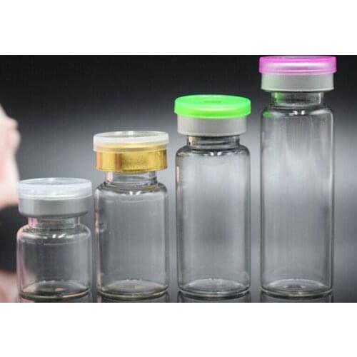 Hot Sale 500 x 7ML Clear Glass vials & Flip Off Cap 7CC Transparent Sample Vials Small Glass Vial Container
