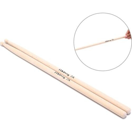 Maple Wood Drum Sticks 7A Drumsticks Percussion Instruments Parts & Accessories 1 pair