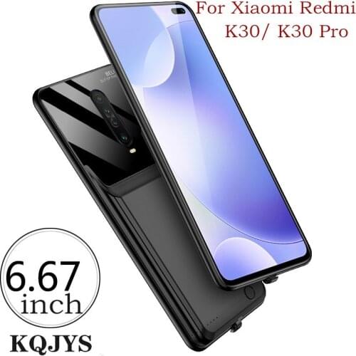 KQJYS Power Bank Battery Charging Case For Xiaomi Redmi K30 Battery Case External Backup Battery Charger Cases For Redmi K30 Pro