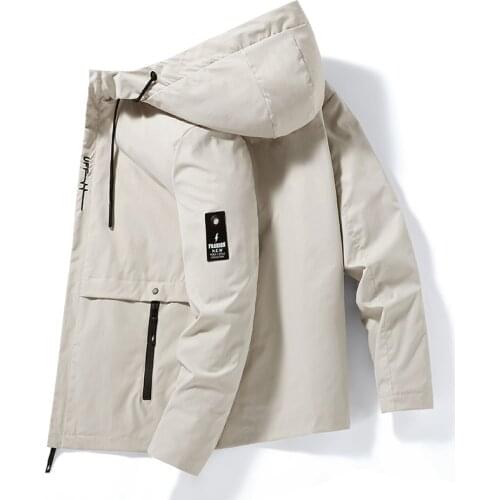 Hip Hop Spring Jackets Men Windbreaker Patchwork Autumn Loose Casual Jacket Couple Thin Jacket Loose Large Size Zipper Coat