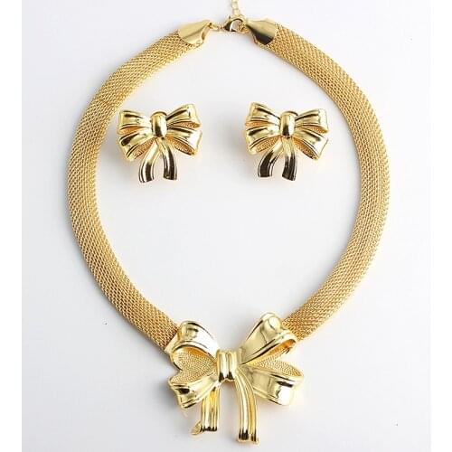 Fashion Jewelry Bohemia Jewelry Sets For Women Earrings Necklace Pendant Flower Jewelry For Engagement fashion Jewelry Findings