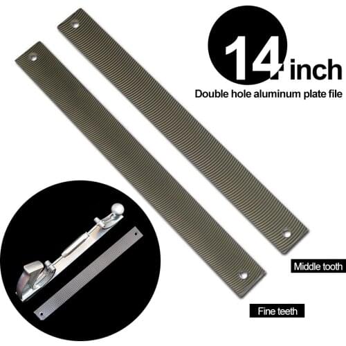 14" S/M Size Adjustable Frame Milled Tooth Car Body Polisher Files Metal Panel Polishing Curved Tooth Steel File Holder Dent Kit