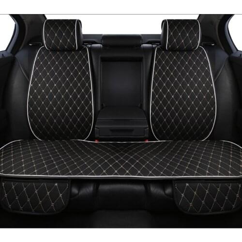 New flax car seat cushion universal style car interiors fit for most cars back seats