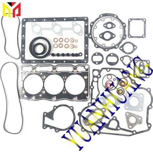 D1105 Engine Full Gasket Kit Overhual Set For KUBOTA Excavator Tractor Diesel Cylinder Head Valve Seal