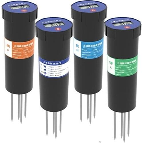 Handheld Instant Reading AA Battery With LCD Display Screen Portable Soil NPK Sensor For The Nitrogen Test