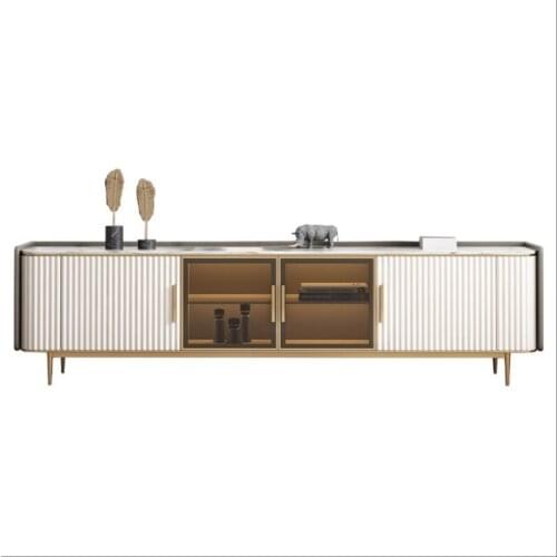 TV cabinet tea table combination post modern simple living room household paint storage cabinet