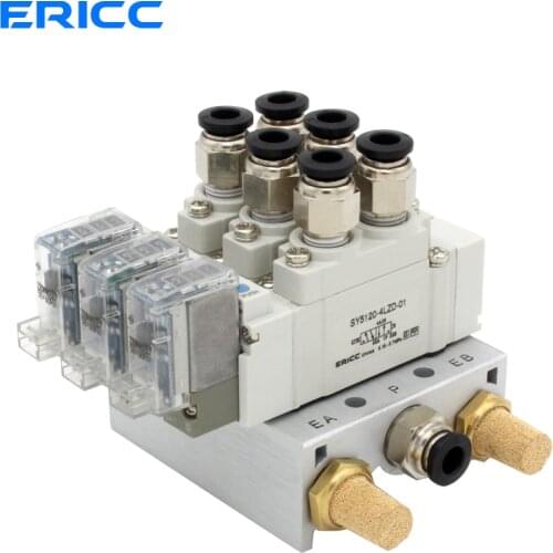 SMC type SY5120 Solenoid valve combination Single electronically controlled cylinder control valve SY5120-5LZD-01 SY5120-6LZD-01