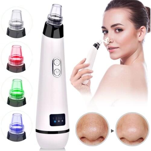 Blackhead Remover Vacuum Strong Suction Acne Pore Cleaner Skin Light Therapy Device