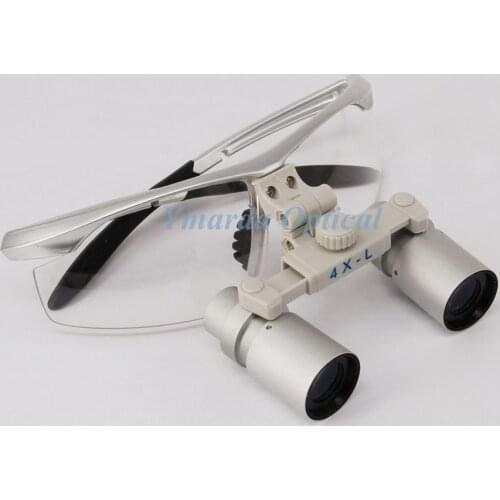 2020 NEW CH4.0X Dental Binocular Magnification loupes with YHL-AXSL lights Free Shipping Packed in metal case