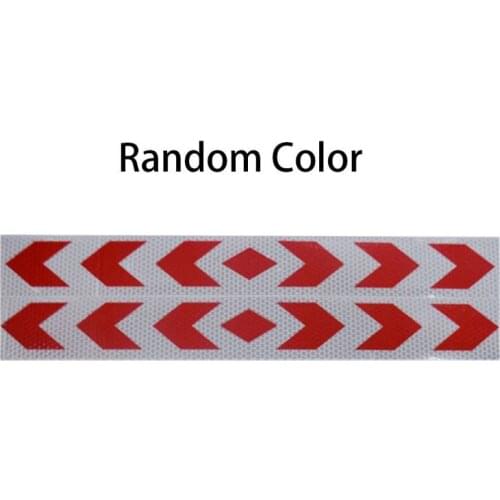 Reflective Safety Warning Signs Tape PP Stickers Strong Adhesive Waterproof High Visibility For Truck Car Motorcycles Bicycles