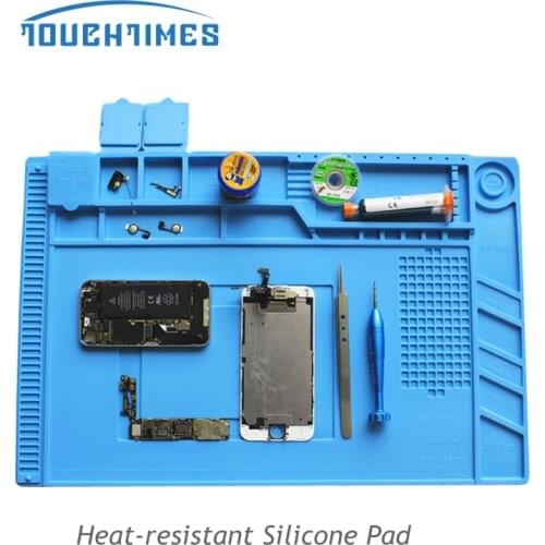 Heat-resistant Soldering Mat Silicone Heat Gun BGA Soldering Station Insulation Pad Repair Tools Maintenance Platform Desk Mat