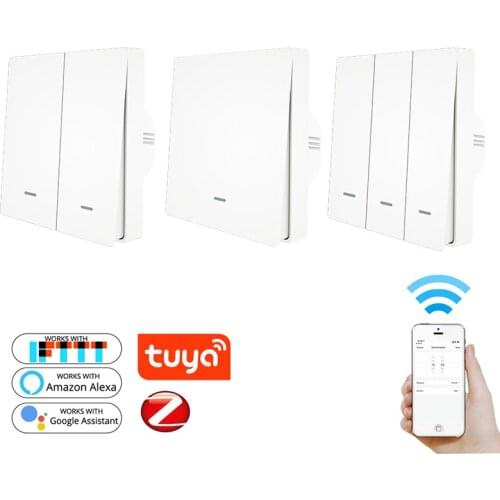 Tuya ZigBee Push Light Switch ZigBee Hub Required Smart Home Automation Wireless Remote Control Work With Tuya ZigBee Hub