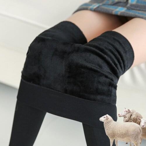 Winter Leggings Women Plus Size Thick Warm Velvet Pants New 2121 Casual Elastic Thickd Tights Solid High Waist Leggings Women pa