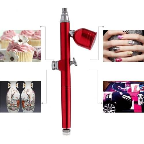0.3mm Gravity Feed Dual Action Airbrush Air Brush Paint Spray Pen For Cake Decorating Art Painting Dropper Intake Connector