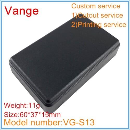 1pcs/lot mold making IP54 junction box ABS plastic instrument box for electronic project 60*37*15mm