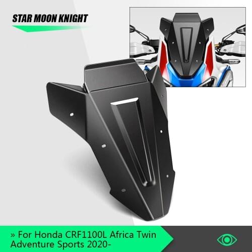 Motorcycle Accessories Aluminum Windscreen Windshield Wind Shield Deflector For HONDA Africa Twin CRF1100L CRF 1100 L Adventure