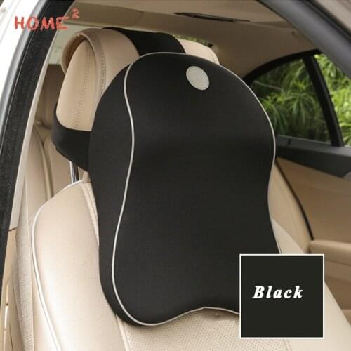 Car Headrest Memory Foam Seat Head Neck Pillow Auto Seat Massage Cushion Cover for Jeep KIA BMW Subaru Renault Car Accessories