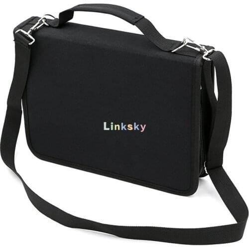 150 Slots Colored Pencils Case,Canvas bag Colored Pencil&Gel Pen Case with Zipper Holds,Artist use Supply School Large Capacity