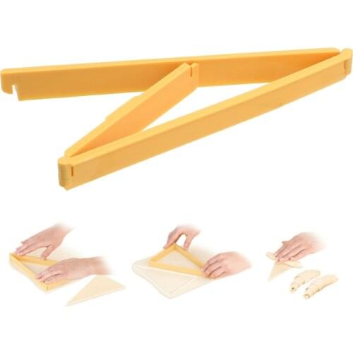 HOOMIN Triangle Cake Mold Croissants Cookie Pastry Cutter Baking Tools Cake Fondant Making Tool Kitchen Accessories