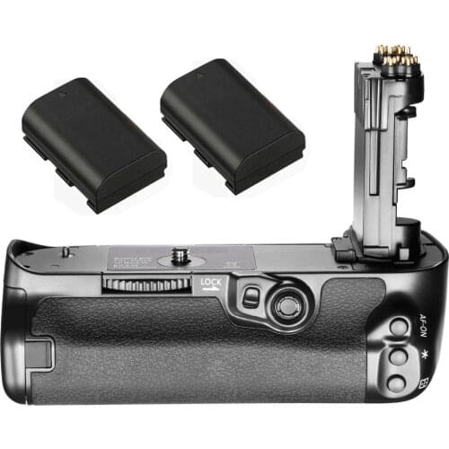 JINTU Vertical Shutter Battery Power Grip +2pcs LP-E6 Kit For Canon 5D4 5DIV 5D Mark IV Battery Grip as BG-E20