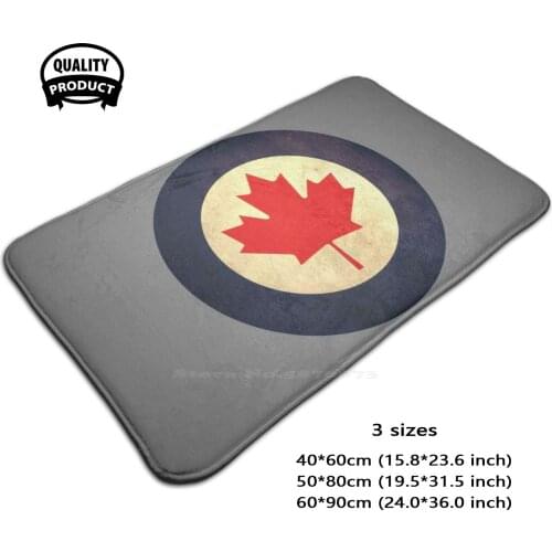 Canadian Air Force - Vintage Look 3D Household Goods Mat Rug Carpet Foot Pad Air Force Royal Canadian Air Force Rcaf Emblem